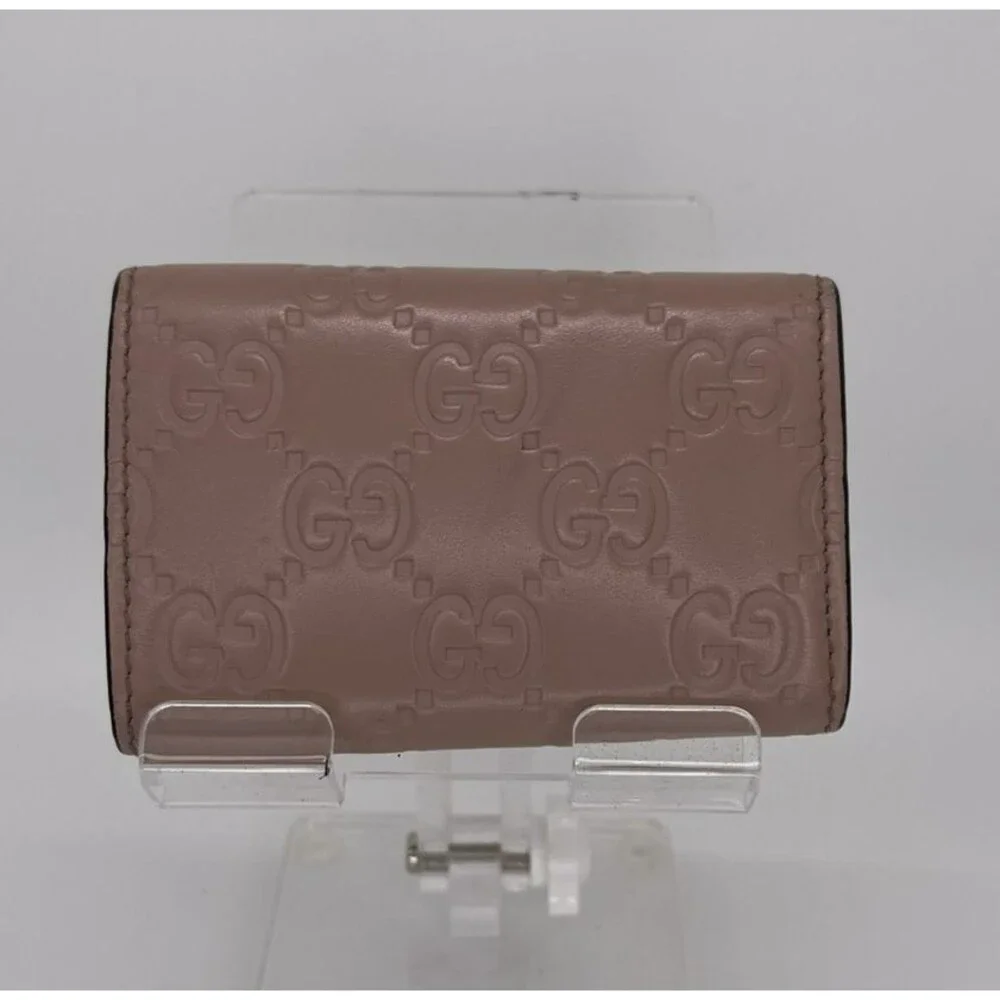 GUCCI Guccissima GG Logo Leather 6 Ring Key Case Pink – Authentic/80 - Picture 2 of 9